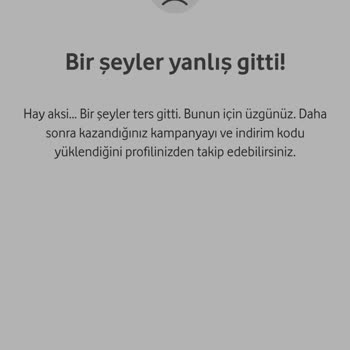 Vodafone Hediye Çarkı Günlerdir Sorunlu