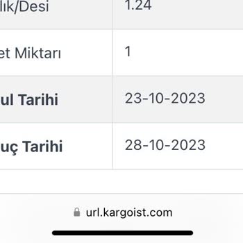 Kargoist Kargo Teslimi Yapılmaması