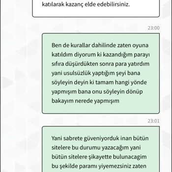 Sahabet.com Parama El Koydu. Vermiyor