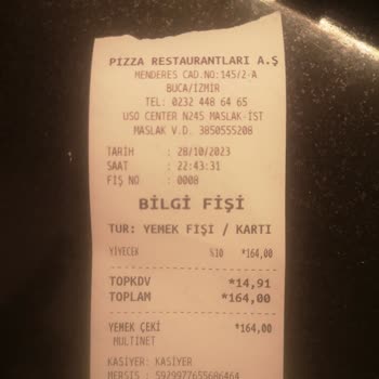 Domino's Pizza Geç Soğuk Hatalı Gelen Sipariş