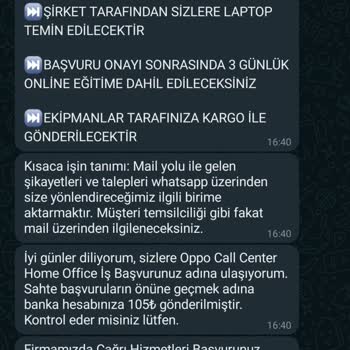 P*****a Sahte İş Başvurusu Adına İnsanları Mağdur Ediyorlar
