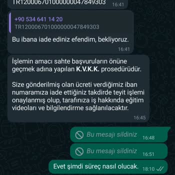 P*****a Sahte İş Başvurusu Adına İnsanları Mağdur Ediyorlar