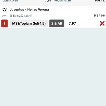 Nesine.com Kupon Tutmadı