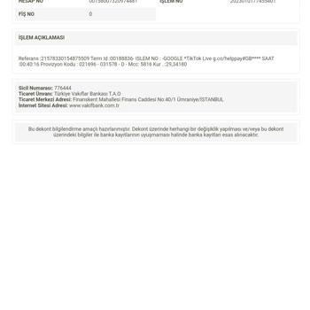 TikTok Hesabıma Jeton Yüklemesinde Sorun