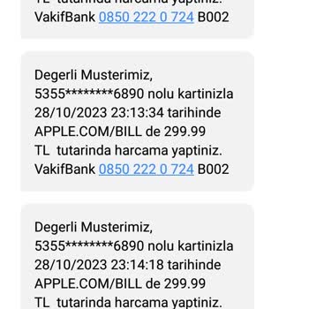 Apple.com//billi Hesaptan İzinsin Para Çekimi