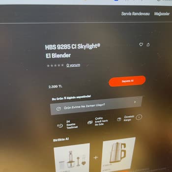 Arçelik Blender Tamir Edilemedi
