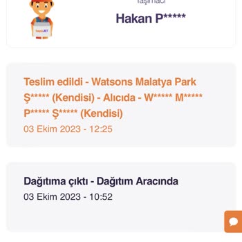 Watsons Ürünüm Orta Yok