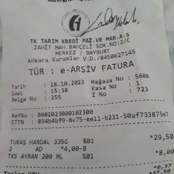 Tukaş Hardalda Plastik Kokusu