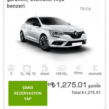 Greenmotion Car Rental Üst Grup Araç Kiralayıp Alt Grup Araç Teslim Etmeleri