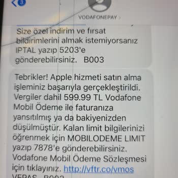 İPhone Güncelleme Diye Hesabımdan 599 Lira Çekti