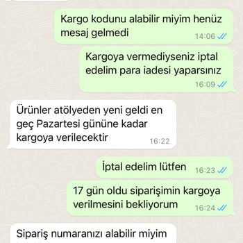 Nare Butik Para İadesi Yapmıyor