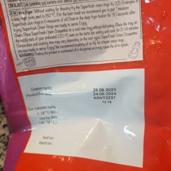 Ülker Superfresh Soğan Halkası Bozuk