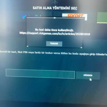 Lider Epin (Trendyol) Üzerinden Alınan Kodun Hatalı Çıkması