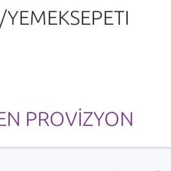 Yemeksepeti Sipariş Onaylanmaması Halinde Para Çekildi