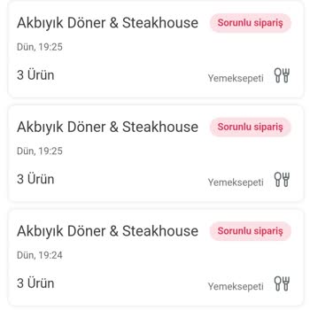 Yemeksepeti Sipariş Onaylanmaması Halinde Para Çekildi