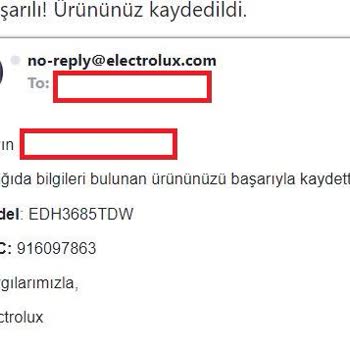 Electrolux Türkiye Pişmanlıktır. 10 Yıl Motor Garantisi (! )