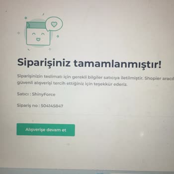 Shiny Force Eşofman Ve Sweatshirt Yerine İki Sweatshirt Gönderdiler