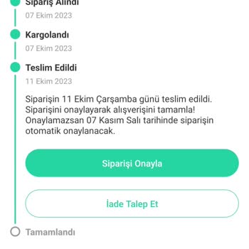Dolap Para İadesi Ve Gelmeyen Kargo