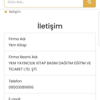 YKMkitap Kargom Hala Gönderilmedi