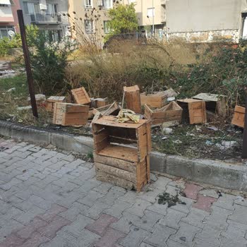 İzmir Büyükşehir Belediyesi Sokak Temizliği Çöplük