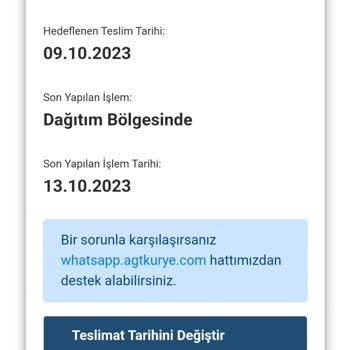AGT Kurye (aynigunteslim.com) AGT Kuryenin İlgisizliği