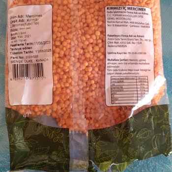 Tarım Kredi Market ( TMO Kırmızı Mercimek )