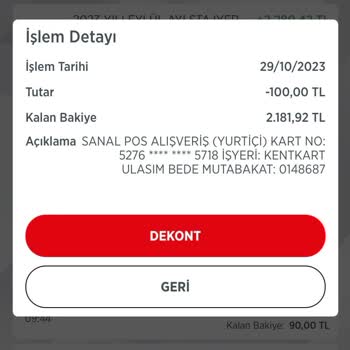 Antalya Kart Kartımda Para Gözükmüyor