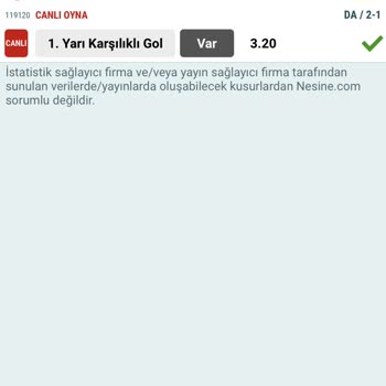 Nesine Tutan Kuponumu 1 Oran İle İade Edilmesi