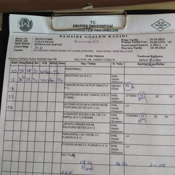 Kayseri İl Sağlık Müdürlüğü Mesleki Yönden Yetersiz İnsani Saygı Yok