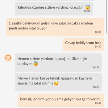 Trendyol Onayım Olmadan İptal Edilen Sipariş