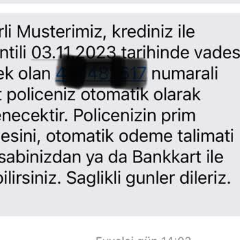 Ziraat Bankası Erken Çekilen DASK Poliçesi Ve Zorunlu Özel Konut Poliçesi