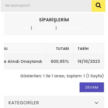 Geldimarket Siparişim Gelmedi
