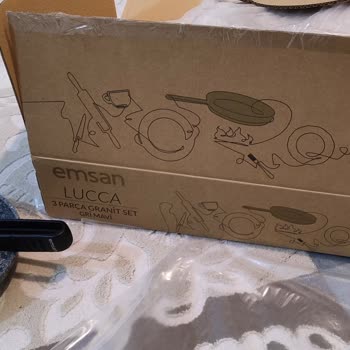 Sıfır Gelen Emsan Tava Kaplaması Kağıt Gibi Kalkmış