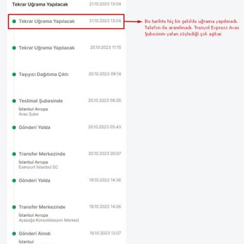 MNG Kargo Kaybolduğu İddia Edilen Ürün Hk.