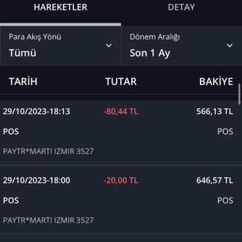 Martı Uygulaması Haksız Yere Hesabımdan 560 TL Para Çekti