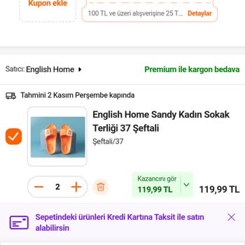 Hepsiburada'da Yaşadığım Sorun