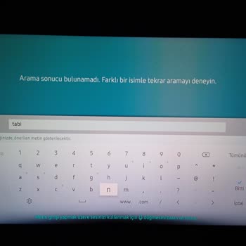 TRT Tabii Uygulaması Samsung Mu8000 55" Televizyonda Hala Yok