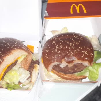 McDonald's Yarısı Yenmiş Big Mac