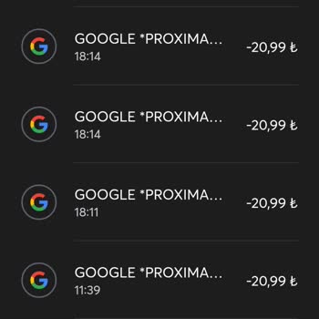 Google İzinsiz Para Çekimi