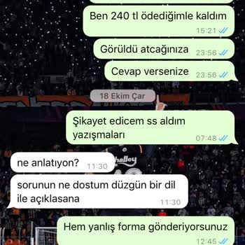 Formaulkesi (Instagram) Ürünümü Geri Gelmedi