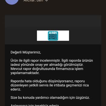 A101 Arızalı Çıkan Elektrikli Bisikleti İade Almıyor.