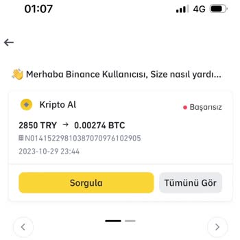 Binance Ödeme Alındı Ama Coin Gelmedi