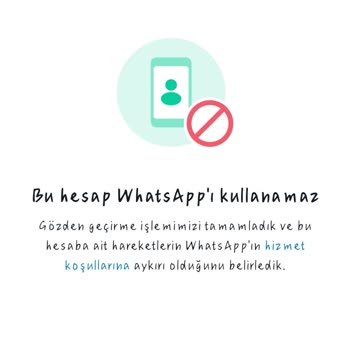WhatsApp Hesap Kapatılması