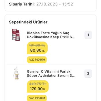 Migros Mion Sipariş İptali