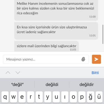 Trendyol Sipariş Teslim Edilmemesi