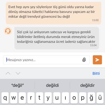 Trendyol Sipariş Teslim Edilmemesi