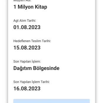 1 Milyon Kitap Kitap Teslimatında Yaşanan Sorunlar