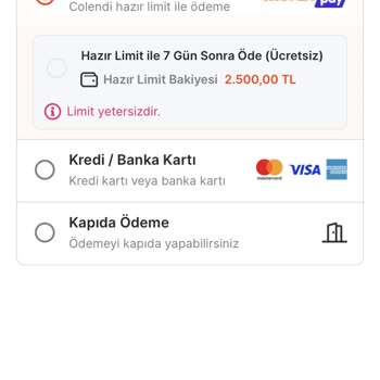 MoneyPay Limit Yetersizdir Hatası Alışveriş Yaparken