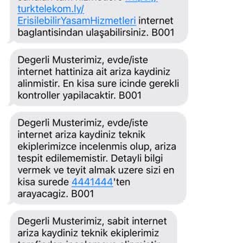 Türk Telekom İnternet Arıza Kaydı
