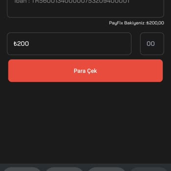 Payfix Para Çekme Sorunu